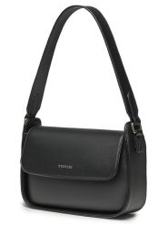 Puccini Torebka w kolorze czarnym - 28 x 8 x 4,5 cm rozmiar: onesize. Czarne torby na ramię Puccini, bez wzorów, z materiału, na ramię, bez dodatków. Za 148.95 zł.