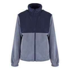 Dwuwarstwowa Bluza Polarowa Dla Kobiet. Niebieskie bluzy Urban Classics, na zimę, s, bez wzorów, z polaru, bez kaptura. Za 179.99 zł.