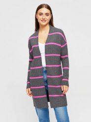 Miss goodlife Kardigan w kolorze szaro-różowym rozmiar: L. Różowe kardigany miss goodlife, l, bez wzorów, z wełny. Za 217.99 zł.