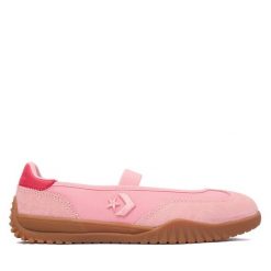 Baleriny Converse. Czerwone baleriny Converse, bez wzorów, bez obcasa. Za 349.99 zł.