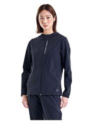 Under Armour Kurtka "Outrun The Storm" w kolorze granatowym do biegania rozmiar: S. Niebieskie kurtki sportowe Under Armour, s, bez wzorów, bez kaptura, do biegania. Za 272.31 zł.