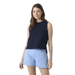 Damski tank top Helly Hansen Capri. Niebieskie topy Helly Hansen, s, bez wzorów, bez kołnierzyka, bez ramiączek. Za 283.00 zł.