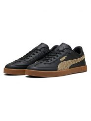 Puma Sneakersy "Club II Era Topcat" w kolorze czarno-jasnobrązowym rozmiar: 37. Brązowe trampki Puma, bez wzorów, z materiału, bez zapięcia. Za 149.95 zł.