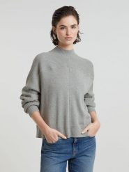 G-Star Sweter w kolorze szarym rozmiar: L. Szare swetry G-Star, l, bez wzorów, z kaszmiru, bez ramiączek. Za 272.31 zł.