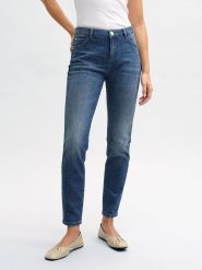 OPUS Dżinsy - Slim fit - w kolorze niebieskim rozmiar: 40/L28. Niebieskie jeansy Opus, l, z aplikacjami. Za 279.78 zł.