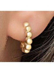 Lodie Silver Srebrne kolczyki-kreole rozmiar: onesize. Szare kolczyki Lodie Silver, srebrne. Za 66.45 zł.