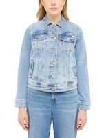 Damska Kurtka Jeansowa Mustang Style Santa Rosa Denim Jacket Denim Blue 1016569 5000 412. Niebieskie kurtki Mustang, xl, bez wzorów, z denimu, bez kaptura. Za 349.99 zł.