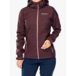 Kurtka softshell damska Columbia Cascade Ridge II Jacket. Czerwone kurtki sportowe Columbia, bez wzorów, z softshellu, bez kaptura, trekkingowe. Za 314.99 zł.
