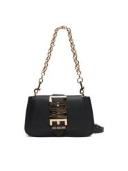 LOVE MOSCHINO Torebka JC4224PP0MKC0000 Czarny. Czarne listonoszki Love Moschino, bez wzorów, ze skóry, bez dodatków. Za 579.99 zł.