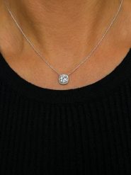 OR Carats Złoty naszyjnik z diamentem - dł. 40 cm rozmiar: onesize. Szare naszyjniki OR Carats, z diamentem, złote. Za 1,370.99 zł.