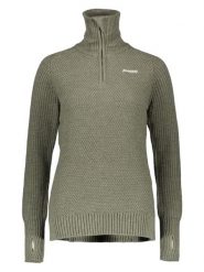 Bergans Wełniany sweter "Ulriken" w kolorze khaki rozmiar: M. Brązowe swetry Bergans, m, bez wzorów, z wełny, bez ramiączek. Za 301.64 zł.