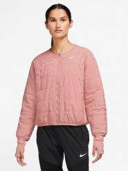 Nike Sportswear Kurtka w kolorze jasnoróżowym do biegania rozmiar: L. Różowe kurtki sportowe Nike Sportswear, l, bez wzorów, z materiału, bez kaptura, do biegania. Za 382.13 zł.