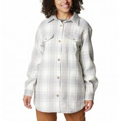 Koszula Damska Columbia Calico Basin Shirt Jacket. Szare koszule Columbia, m, bez wzorów, sportowe, bez kołnierzyka, bez ramiączek. Za 346.99 zł.
