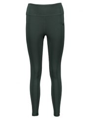 Adidas Legginsy sportowe "Yoga" w kolorze zielonym rozmiar: XS. Zielone legginsy Adidas, xs, bez wzorów, z materiału, outdoorowe. Za 88.02 zł.