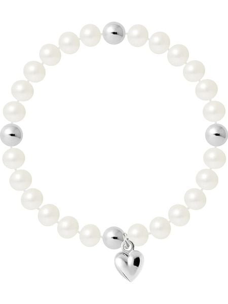 Pearline Bransoletka perłowa w kolorze białym rozmiar: onesize. Białe bransoletki Pearline, z perłą, srebrne. Za 205.93 zł.