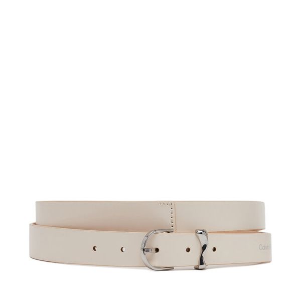 Pasek Damski Calvin Klein. Białe paski Calvin Klein, bez wzorów. Za 116.99 zł.