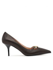 LOVE MOSCHINO Szpilki JA10277G1NIA000040 Czarny. Czarne szpilki Love Moschino, bez wzorów, ze skóry, bez obcasa, na szpilce, bez zapięcia. Za 1,079.00 zł.