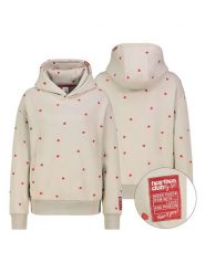 Eight2Nine Bluza w kolorze beżowo-czerwonym rozmiar: XL. Brązowe bluzy Eight2Nine, xl, bez wzorów, z bawełny, z kapturem. Za 113.99 zł.