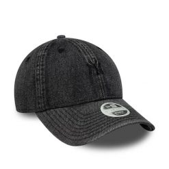 Czapka z daszkiem New Era femme New York Yankees 9Twenty. Czarne czapki New Era, bez wzorów, z bawełny. Za 169.50 zł.