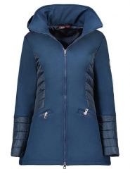 Geographical Norway Kurtka softshellowa "Tadame" w kolorze granatowym rozmiar: L. Niebieskie kurtki sportowe Geographical Norway, l, bez wzorów, bez kaptura, outdoorowe. Za 149.31 zł.
