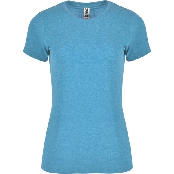 Damska Koszulka Z Krótkim Rękawem Fox Heather Z Krótkim Rękawem. Niebieskie bluzki ROLY, xl, bez wzorów, sportowe, bez kołnierzyka, bez ramiączek. Za 34.99 zł.