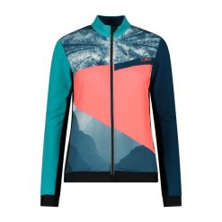 Damski top treningowy CMP. Niebieskie topy CMP, bez wzorów, bez kołnierzyka, bez ramiączek. Za 323.50 zł.