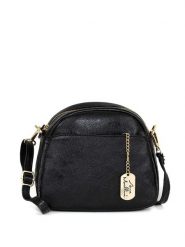 Anna Morellini Skórzana torebka "Romilda" w kolorze czarnym - 22 x 19 x 10 cm rozmiar: onesize. Czarne torby na ramię Anna Morellini, bez wzorów, z materiału, na ramię, bez dodatków. Za 217.99 zł.