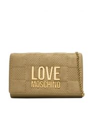 LOVE MOSCHINO Torebka JC4127PP0NKB110A Beżowy. Brązowe torebki klasyczne Love Moschino, bez wzorów, ze skóry, bez dodatków. Za 599.99 zł.