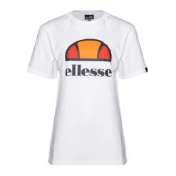 Koszulka damska Ellesse Arieth. Białe bluzki Ellesse, s, bez wzorów, sportowe, bez kołnierzyka, bez ramiączek. Za 78.99 zł.