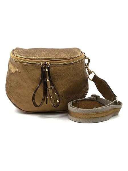 Marlon Skórzana saszetka w kolorze jasnobrązowym - 24 x 19 x 16 cm rozmiar: onesize. Brązowe torby na ramię Marlon, bez wzorów, z materiału, sportowe, przez ramię, bez dodatków. Za 267.92 zł.