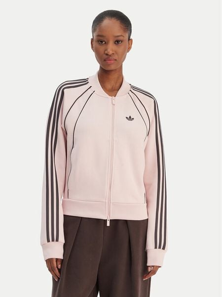 Adidas Bluza KD6376 Różowy Regular Fit. Czerwone bluzy sportowe Adidas, xs, bez wzorów, z bawełny, bez kaptura. Za 349.99 zł.