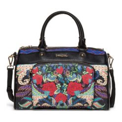 Desigual Torebka Damska Czarna Feather Dublin. Torebki klasyczne Desigual. W wyprzedaży za 277.00 zł.