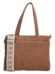 Beagles Torebka "Malaga" w kolorze karmelowym - 31 x 24,5 x 10 cm rozmiar: onesize. Brązowe torby na ramię Beagles, bez wzorów, z materiału, na ramię, małe, bez dodatków. Za 96.45 zł.