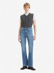 Levi's Dżinsy - Flare fit - w kolorze niebieskim rozmiar: W28/32. Niebieskie jeansy Levi's®, s, z aplikacjami, z podwyższonym stanem. Za 237.95 zł.
