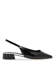 Nine West Baleriny WFA2609-1 Czarny. Czarne baleriny Nine West, bez wzorów, z materiału, bez obcasa. Za 199.99 zł.