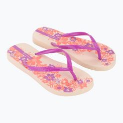 Japonki damskie Ipanema Classic Happy XII. Czerwone klapki Ipanema, bez wzorów, bez obcasa. Za 49.99 zł.