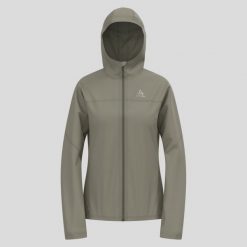 Kurtka damska Odlo X-ALP WATERPROOF Jacket. Zielone kurtki narciarskie Odlo, l, bez wzorów, z jersey, bez kaptura, do biegania. Za 543.99 zł.