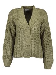 Blue Seven Kardigan w kolorze khaki rozmiar: 42. Brązowe kardigany Blue Seven, bez wzorów, ze splotem. Za 70.24 zł.