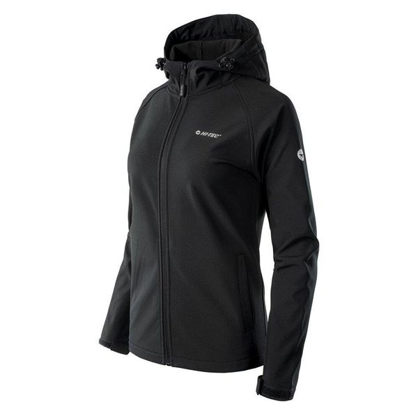 Damska kurtka softshell Hi-Tec Lady Neti. Czarne kurtki sportowe Hi-tec, l, bez wzorów, z softshellu, bez kaptura. Za 254.60 zł.