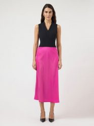 YAS Spódnica w kolorze różowym rozmiar: L. Różowe spódnice YAS, na co dzień, l, bez wzorów, maxi, proste. Za 61.17 zł.