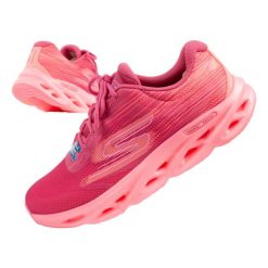 Buty sportowe damskie Skechers Go Run Swirl Tech Speed. Czerwone obuwie sportowe Skechers, bez zapięcia, do biegania, Skechers Sport. Za 297.00 zł.