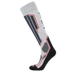 Skarpety narciarskie Kilpi RACER-U. Szare skarpety Kilpi, bez wzorów, z dzianiny. Za 120.00 zł.