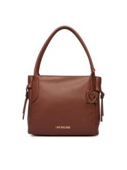LOVE MOSCHINO Torebka JC4056PP1PLL0200 Brązowy. Brązowe torebki klasyczne Love Moschino, bez wzorów, ze skóry, bez dodatków. Za 1,059.00 zł.