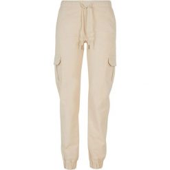 Spodnie Do Biegania Z Kieszenią Cargo Z Wysokimi Stanami Dla Pań I Panów. Brązowe spodnie dresowe Urban Classics, s, bez wzorów. Za 147.99 zł.