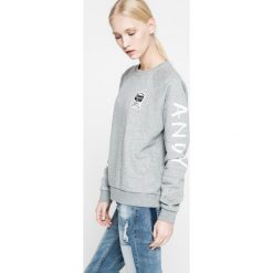 Andy Warhol by Pepe Jeans - Bluza Kenzy. Szare bluzy sportowe Andy Warhol by Pepe Jeans, m, z nadrukiem, z bawełny, bez kaptura. W wyprzedaży za 199.90 zł.