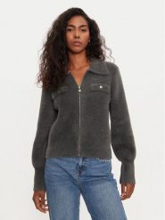 Morgan Kardigan 232-MDOMI Szary Regular Fit. Szare kardigany Morgan, xl, bez wzorów, z syntetyku. Za 249.99 zł.