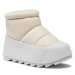 Botki United Nude. Brązowe botki United Nude, bez wzorów, z polaru, bez obcasa, na koturnie, bez zapięcia. Za 1,619.00 zł.