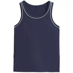 Damski tank top Wilson Team. Niebieskie koszulki sportowe Wilson, bez wzorów, bez ramiączek, tenisowe. Za 233.00 zł.
