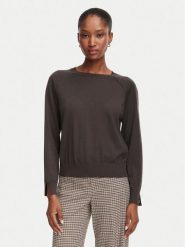 Marella Sweter Emme by Marella Cottage 2625366211 Brązowy ciemny Regular Fit. Brązowe swetry Marella, l, bez wzorów, z wełny, bez ramiączek. Za 664.99 zł.