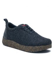 Comfortfusse Wełniane sneakersy "Aster" w kolorze granatowym rozmiar: 38. Niebieskie trampki Comfortfüße, bez wzorów, z materiału, bez zapięcia. Za 274.99 zł.